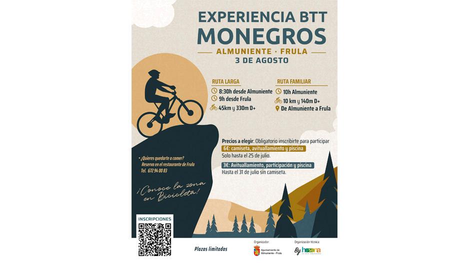 Imagen Experiencia BTT Monegros: dos rutas para descubrir el entorno natural entre Almuniente y Frula